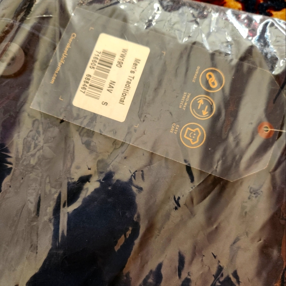3 Cherokee Navy blue scrub  set SIZE SMALL